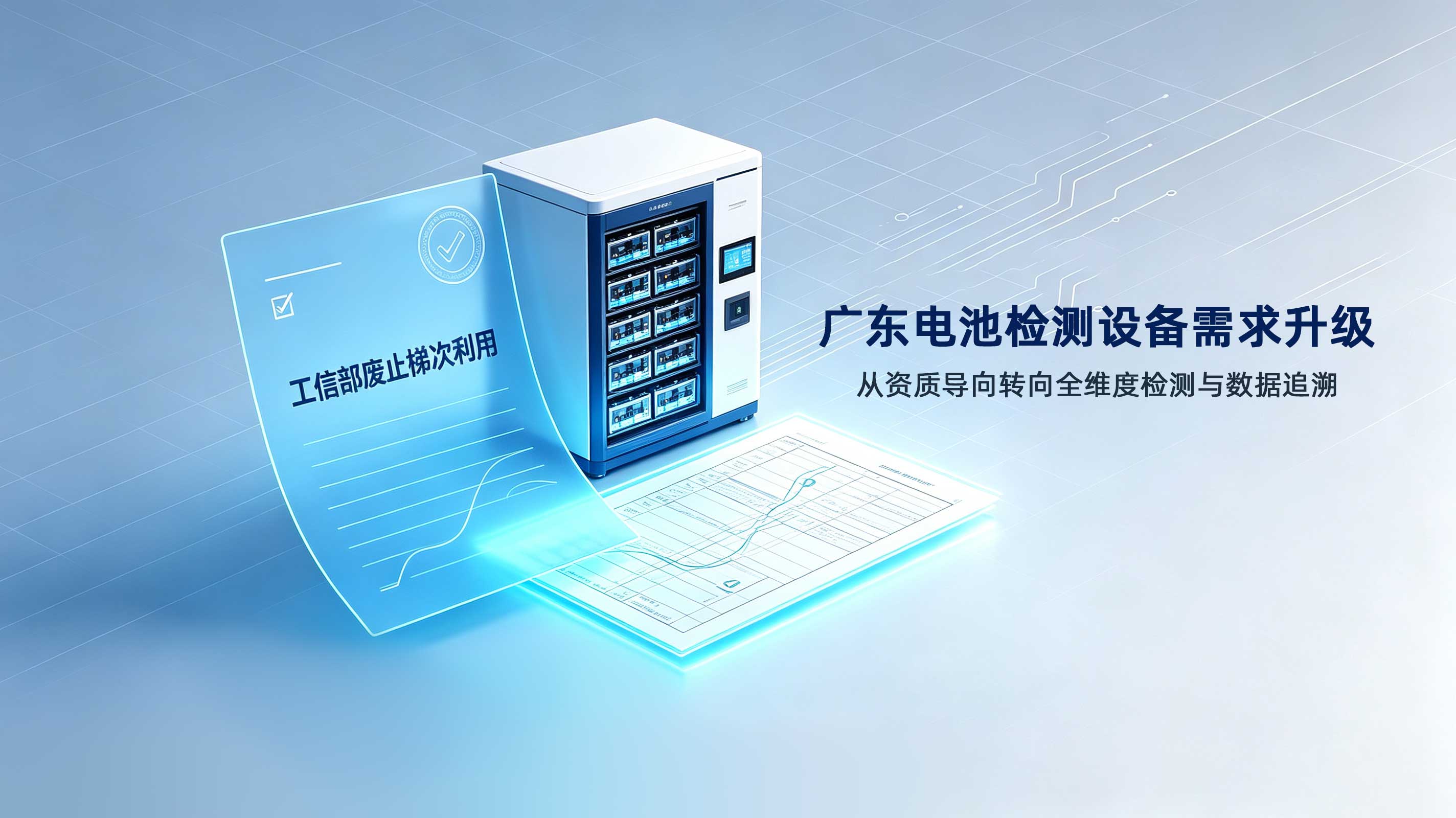 工信部废止梯次利用新规落地，广东电池检测设备需求面临哪些变化？